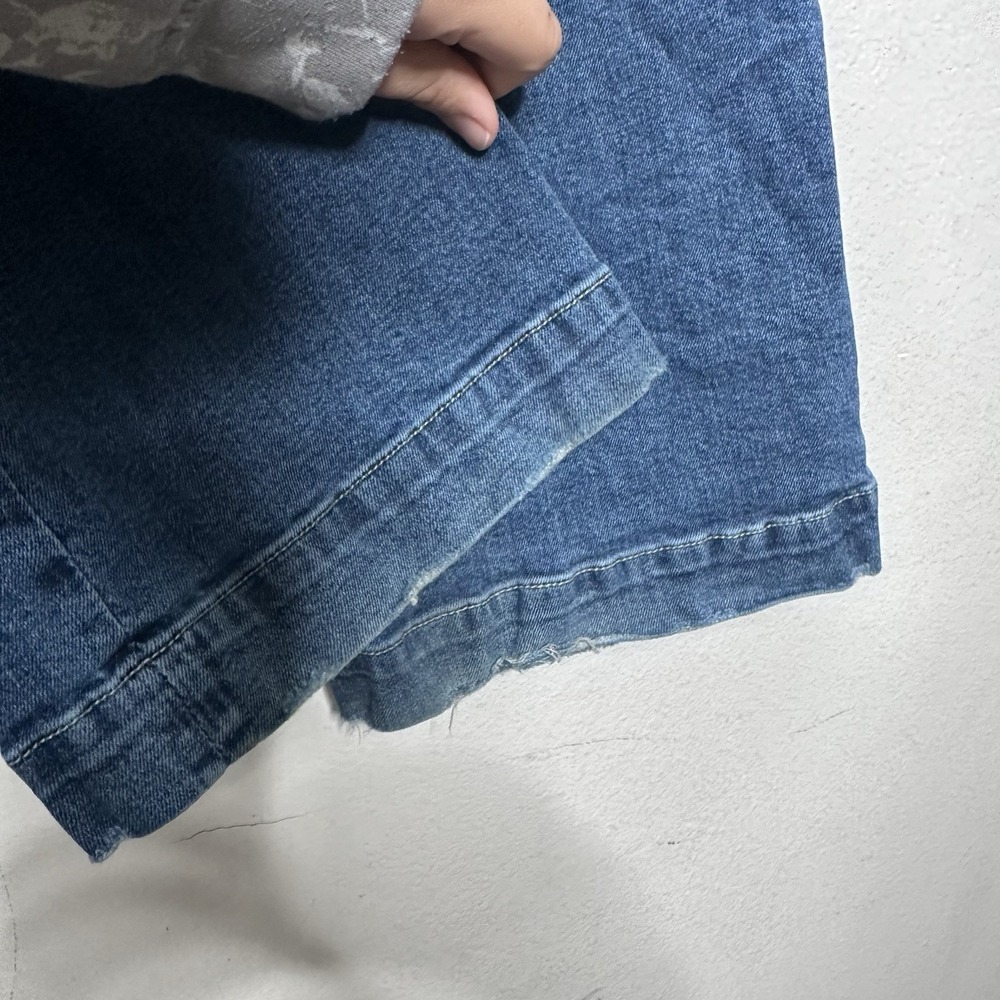 Dear John Rosie Flare Jeans Women's Size 30 Medium Wash Distressed Stretch Denim - Picture 6 of 13